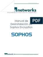 Manual de Desinstalacion de Sophos Encryption