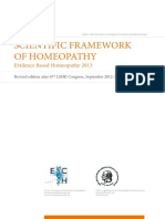 Scientific Framework of Homeopathy