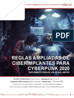 Cyberpunk 2020 Reglas Ampliadas Ciberimplantes