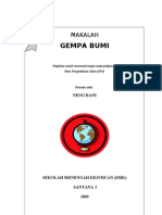Download MAKALAH Gempa by Accept Sunendar SN60649603 doc pdf