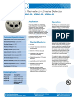 Conventional Photoelectric Smoke Detector Specs