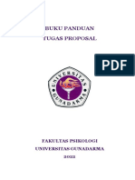 Buku Panduan Penulisan Tugas Proposal