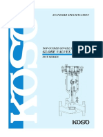 TOP GUIDED SINGLE SEATED GLOBE VALVES SPECIFICATION