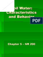 Chapter 05 and 06 Soil Water Energy