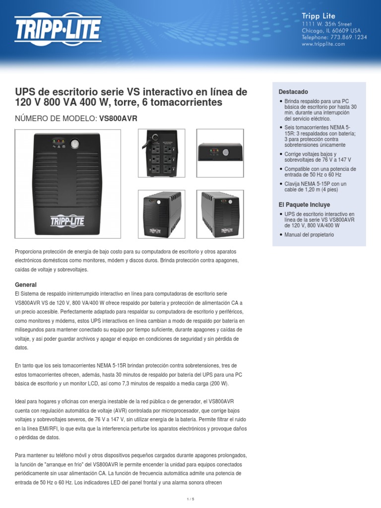 Vs 800 Avr | PDF | Hardware de la computadora | Módem