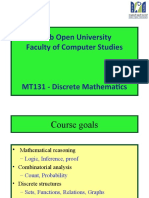 AOU Discrete Math Course Overview