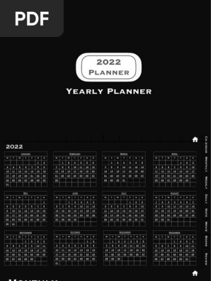 2022 Blank Digital Planner