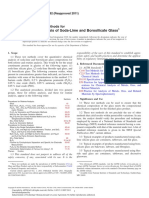 Chemical Analysis of Soda-Lime and Borosilicate Glass: Standard Test Methods For