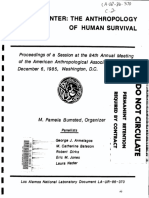 Nuclear Winter: The Anthropology OF Human Survival