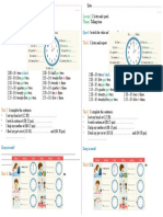 How To Tell The Time Worksheets - 142146