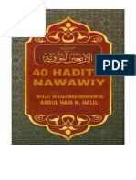 40 Hadith Nawawiy Maguindanaon