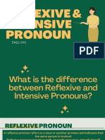 Reflexive & Intensive Pronoun