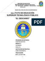 Instituto de Educación Superior Tecnológico Público "El Descanso"