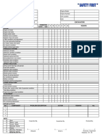 Form Inspection Excavator 