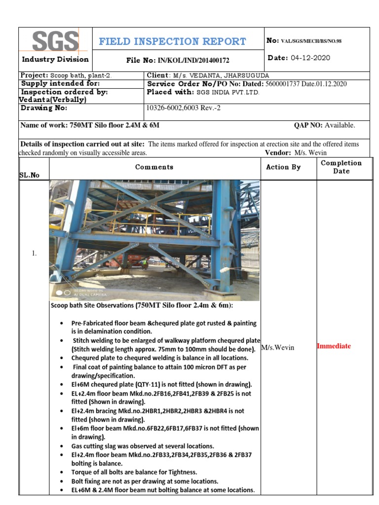 750 Silo 2.4m & 6m Floor Report PDF