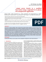 Enhancement of Output Power Density in A Modified Polytetrafluoroethylene Surface Using A Sequential O2Ar Plasma Etching For Triboelectric Nanogenerator Applications