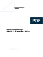 2020-09-30 MCAR-19 Transition Rules - Issue 1.00