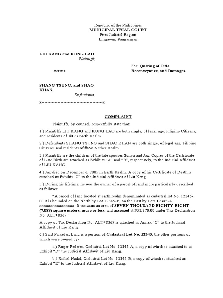 Reconveyance Sample PDF Common Law Justice