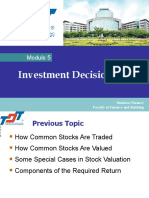 Investment Decision Rules Module Explained