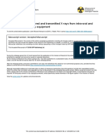 Measurement of Scattered and Transmitted Xrays From Intraoral An 2018