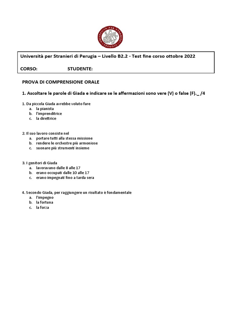 B2.2 Test | PDF