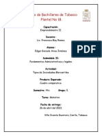 Tipos de Sociedades Mercantiles: Cuadro Comparativo