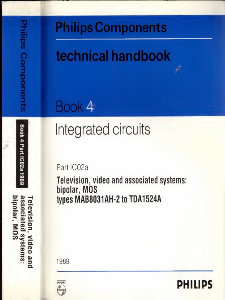 (Philips) Technical Handbook Book 4 Part IC02a Integrated Circuits