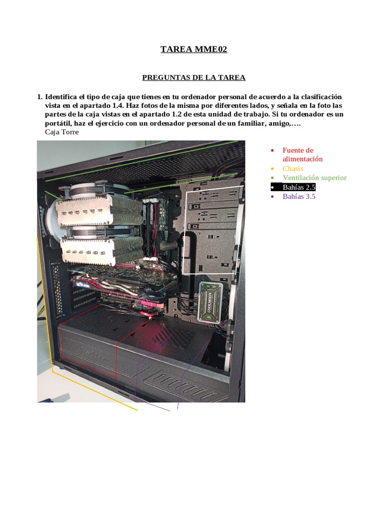 Guía Completa de Componentes de PC y Almacenamiento | PDF | Unidad de ...