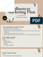 Influencer Marketing Plan