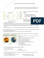 Ficha - Ciencias - 8 - Ano - Caracteristicas - Da - Terra - e - Evolução - Da - Atmosfera - Terrestre