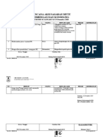 Rencana Aksi Sasaran Mutu BK