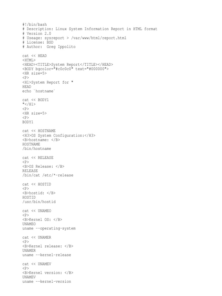 Sysreport Red Hat | PDF | Computer Networking | Operating System Families