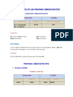 Adjectifs Et Pronoms Démonstratifs