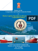 Report No 7 of 2019 Marine Logistics Operations in Oil and Natural Gas Corporation Limited Union Government (Commercial) Ministry of Petroleum and Natural Gas