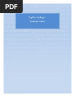 English Package 1 Paragraph Writing Preview