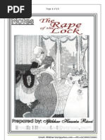 Download MA English Notes The Rape of Lock by Iftikhar Hussain Rizvi SN60654280 doc pdf