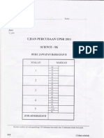 Ujian Percubaan Upsr 2oii Science. SK