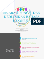 Sejarah, Fungsi, Dan Kedudukan Bahasa Indonesia