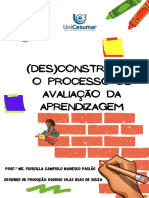 Ebook (Des) Construindo o Processo de Avaliação Da Aprendizagem