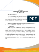 Thông báo về việc đăng kí tham gia kì thi ASMO 2022 - 2023