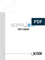 SOPRO 617 User Manual