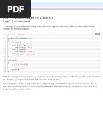 7.4 - Switch Statement Basics - Learn C++