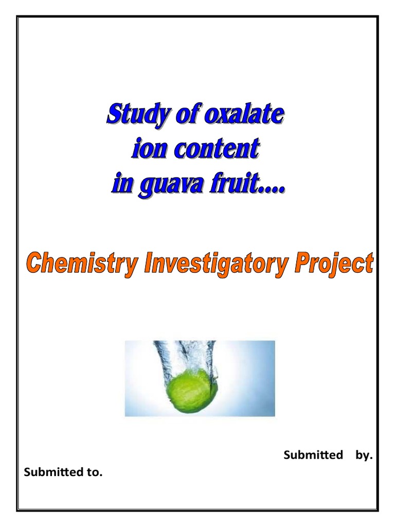 Project Intro PDF Titration Chemistry