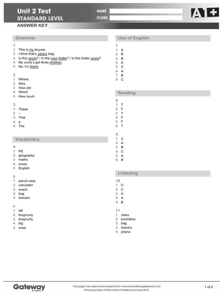 a1plus-unit-2-test-answer-key-standard-pdf-communication