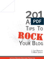 Leo Babauta - 201 A-List Tips To Rock Your Blog HQ