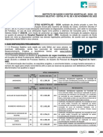 Instituto de Saúde E Gestão Hospitalar - Isgh - Ce Processo Seletivo - Edital #45, de 4 de Novembro de 2022