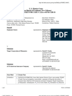 OSORIO v. TARGET CORPORATION OF MINNESOTA Et Al Docket