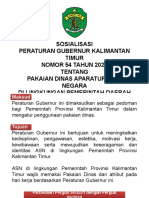 Paparan - Sosialisasi Peraturan Gubernur Kaltim TTG Pakaian Dinas Asn - Ok