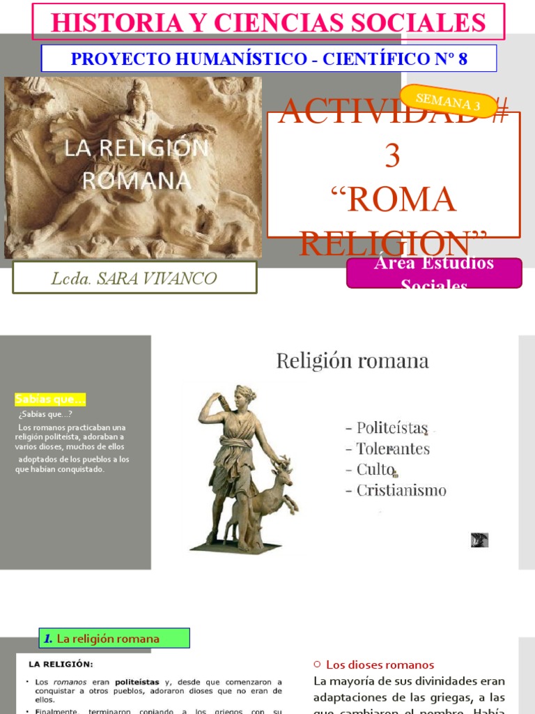 Religión Romana: Politeísmo y Práctica | PDF | imperio Romano | Júpiter ...