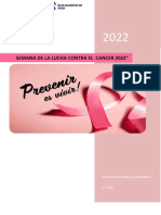 Semana de La Lucha Contra El Cancer